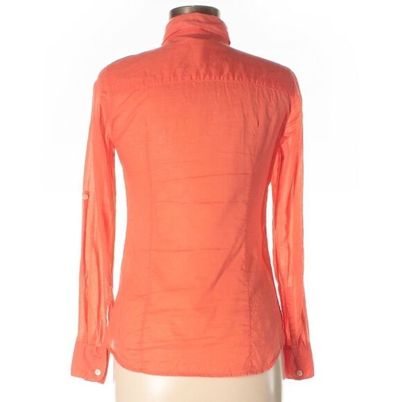 J CREW Orange Shirt   - Picture 3 of 4